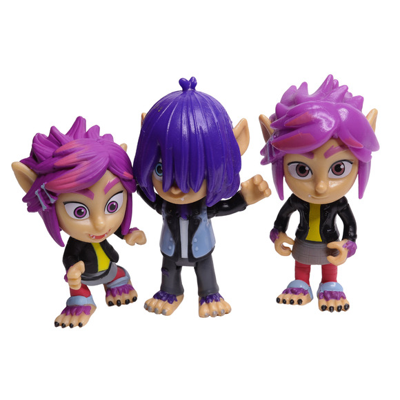 PJ Masks Lot Of 3 Wolfy Kids 3 Inch Vinyl Figures - Rip And Kevin - Picture 1 of 5